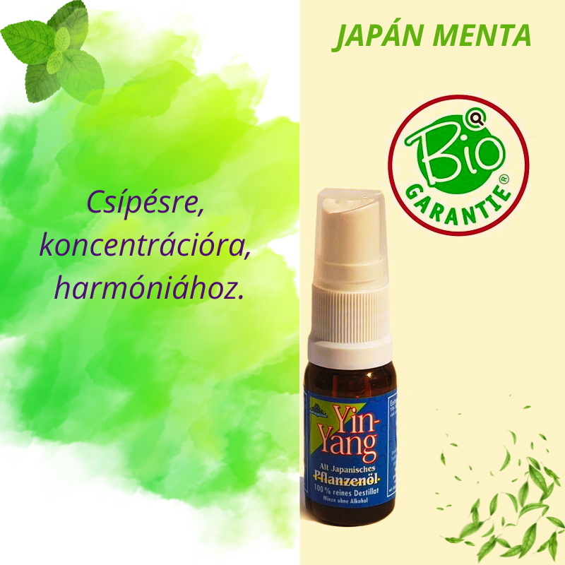 Yin-Yang ősi japán mentaolaj 10ml Spray