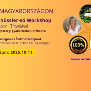 Szépség és Egészség Otthonra – Eredeti Schüssler Workshop