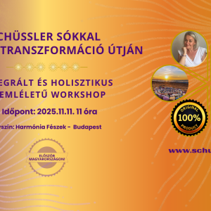 Schüssler sókkal a belső transzformáció útján -Workshop